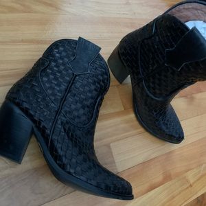 Jeffrey Campbell Wrangler Black Boots